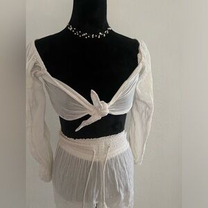 ABERCROMBIE&FITCH WHITE BEACH SET